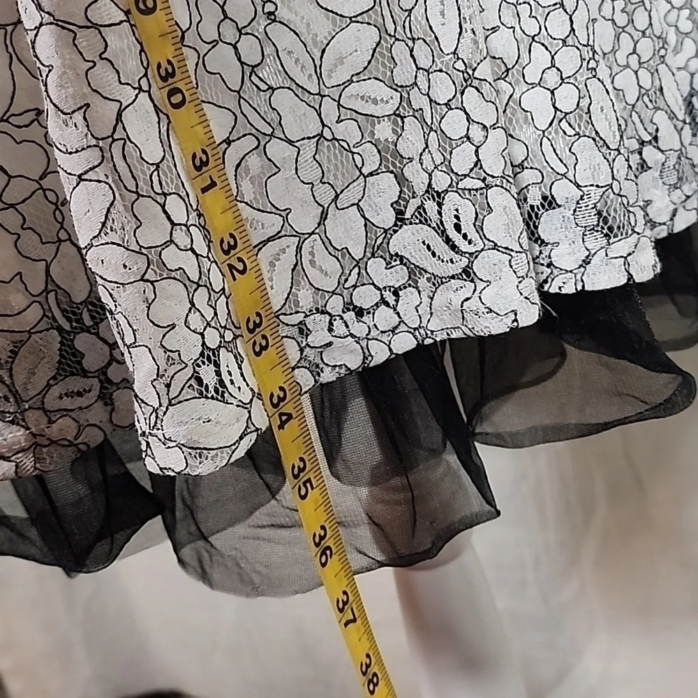 Knit workshop formal dress A line cut